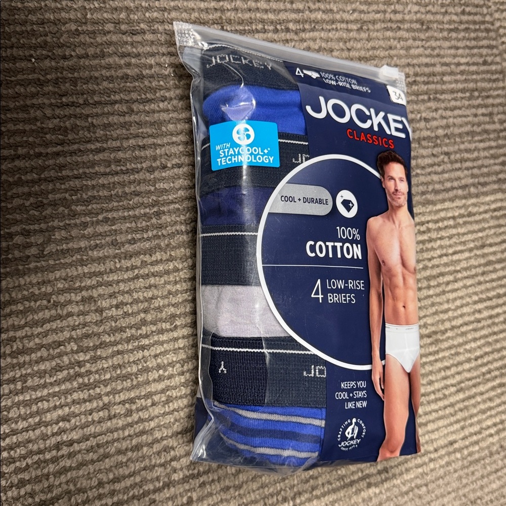 4-pk Jockey Low-Rise Briefs NWT - Picture 3 of 4